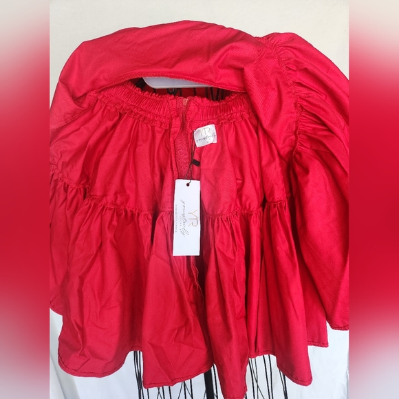 Yours Truly red skirt - Picture 3 of 6